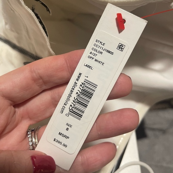 Alice + Olivia Lavera Jumpsuit in Off White - Picture 9 of 10